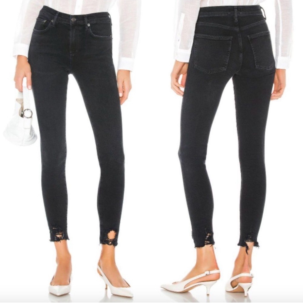 Agolde- NWT Sophie High Rise Skinny Crop Temple Jeans Size 25